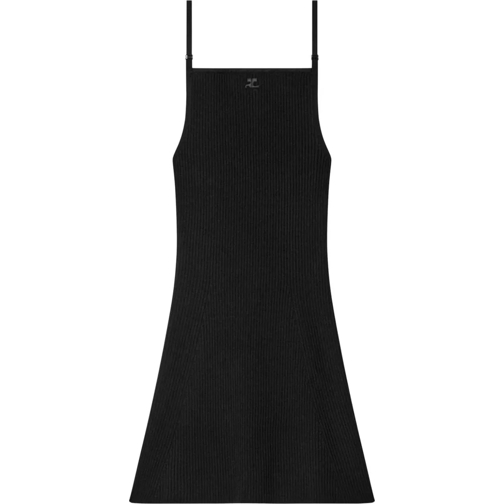 Courrèges Robes midi Pre Dresses Black schwarz