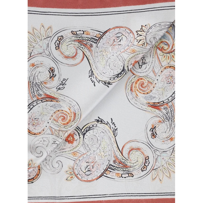 Etro Wollschal Scarfs Celeste weiß(Image 3)
