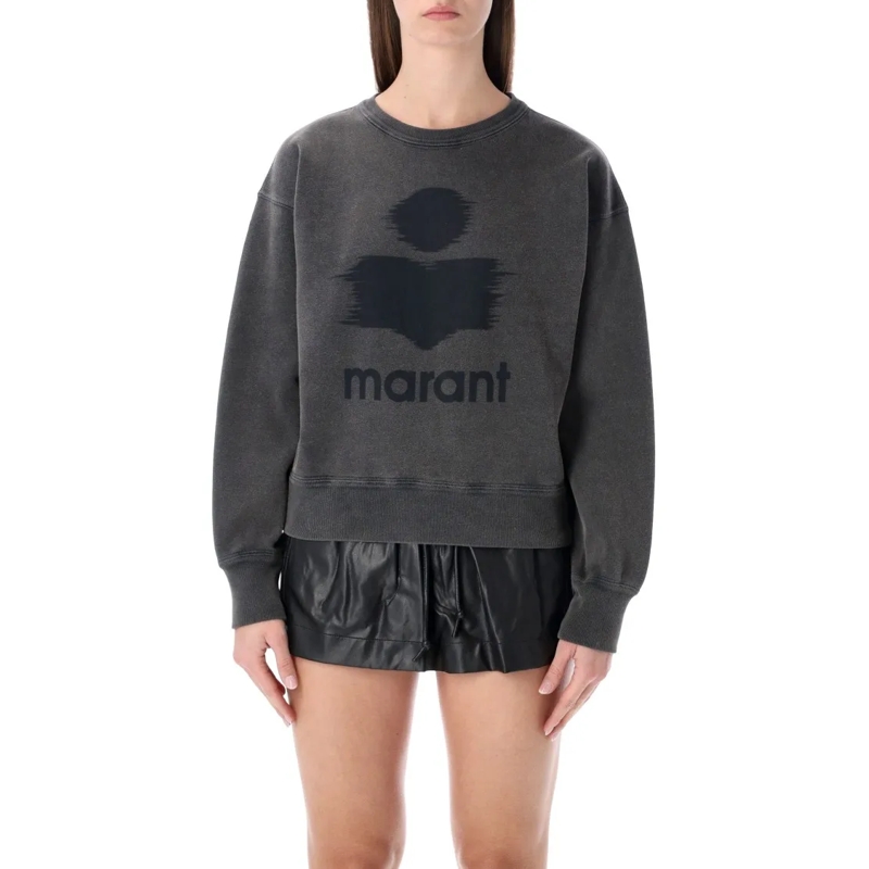 Etoile Isabel Marant  Mobyli Cotton Sweatshirt Black