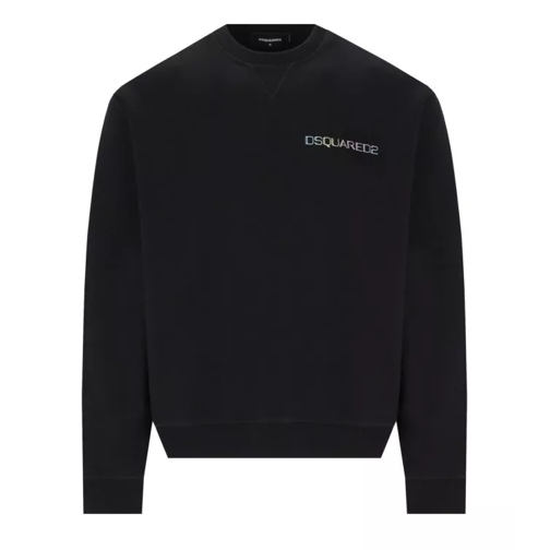 Dsquared2 Palm Beach Cool Fit Black Sweatshirt Black 