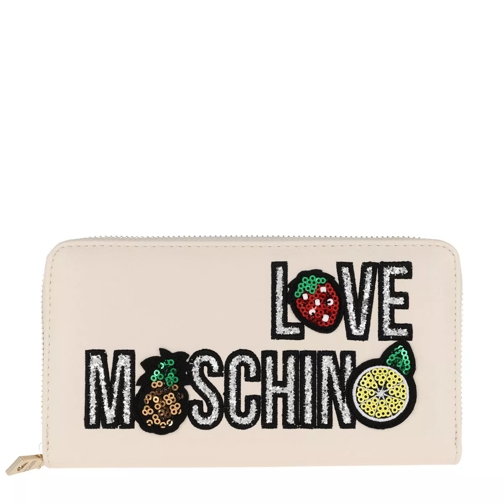 Love Moschino Logo Wallet Portafogli Avorio Kontinentalgeldbörse