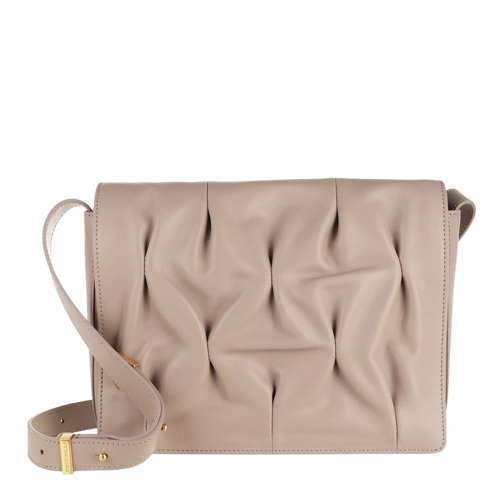 Coccinelle Handbag Smooth Calf Leather Soft  Powder Pink Crossbody Bag