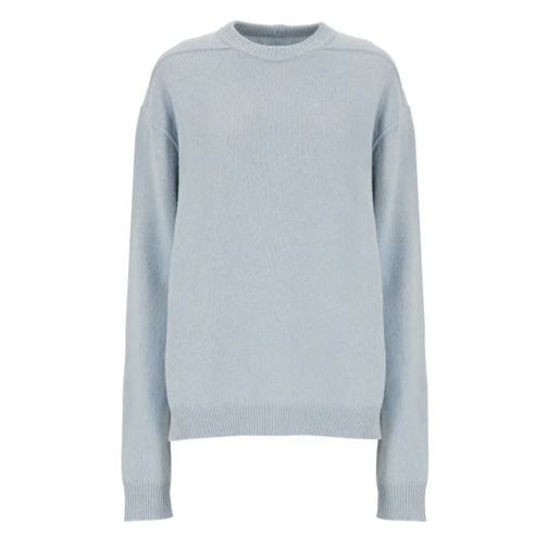 Rick Owens Blue Cashmere Sweater Blue 