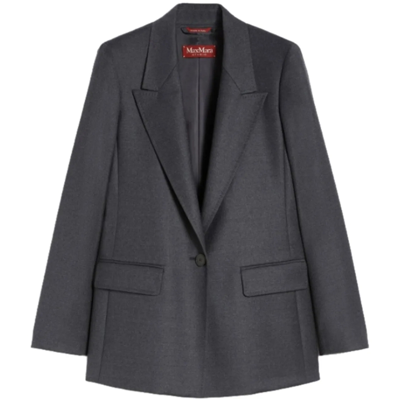 Max Mara Veste de transition Jackets Grey grau