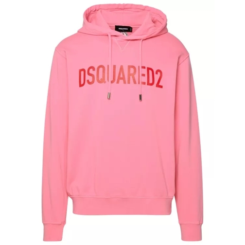 Dsquared2 Pink Cotton Hoodie Pink 