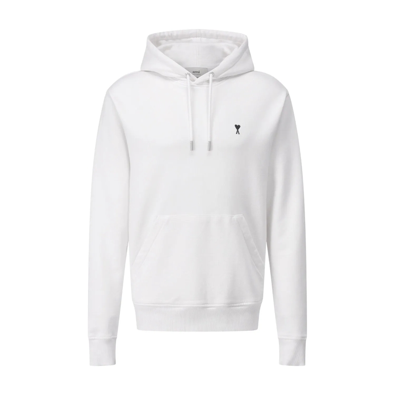 AMI Paris  Hoodie mit Logo weiß