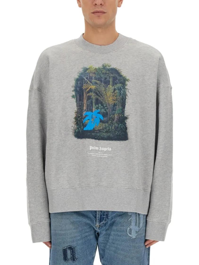 スウェット・トレーナー Palm Angels Hunting In The Forest Sweatshirt Hunting Palm Forest スウェット・トレーナー Angels Sweatshirt In The