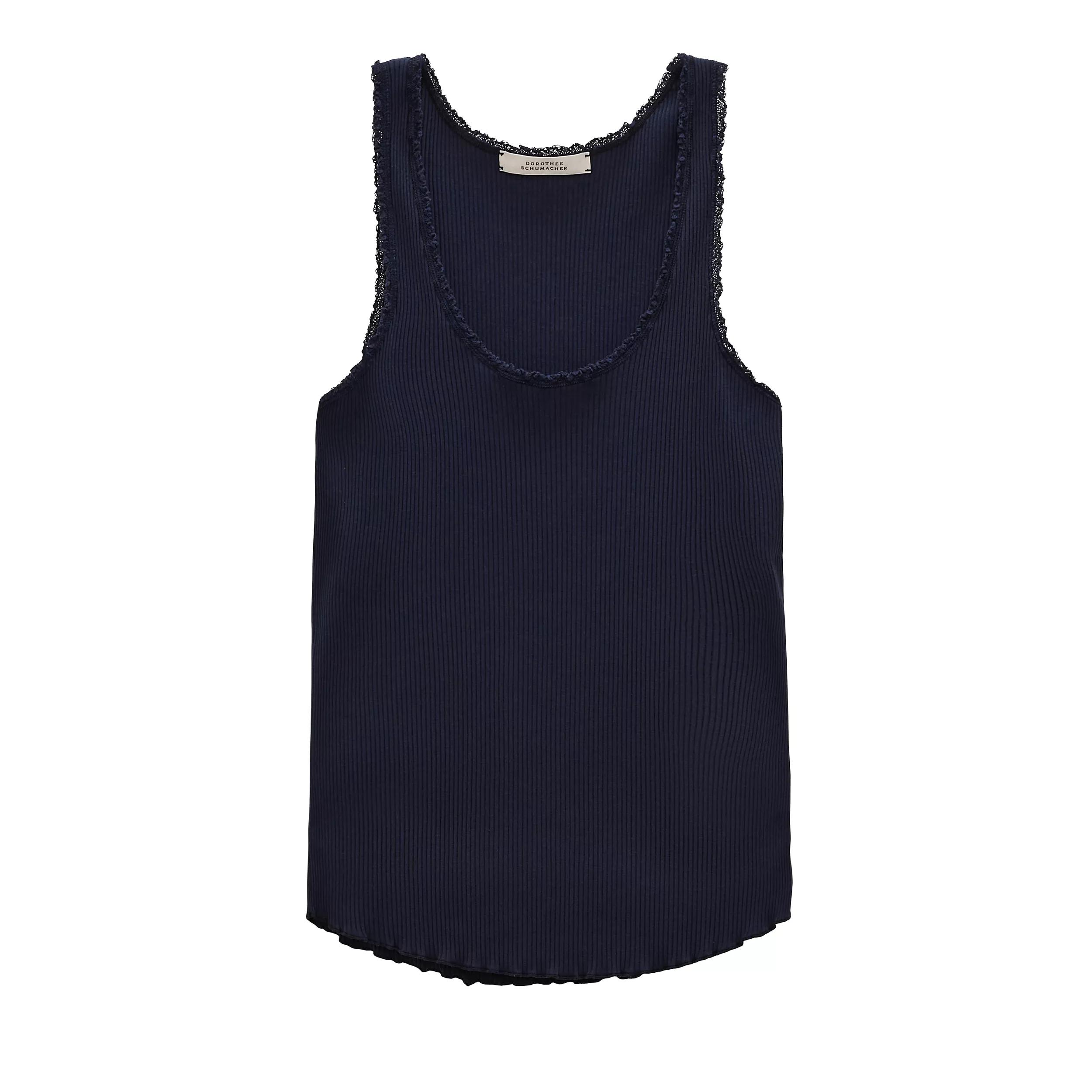 Dorothee Schumacher - SOFT RIB Top - Größe 5 - blau