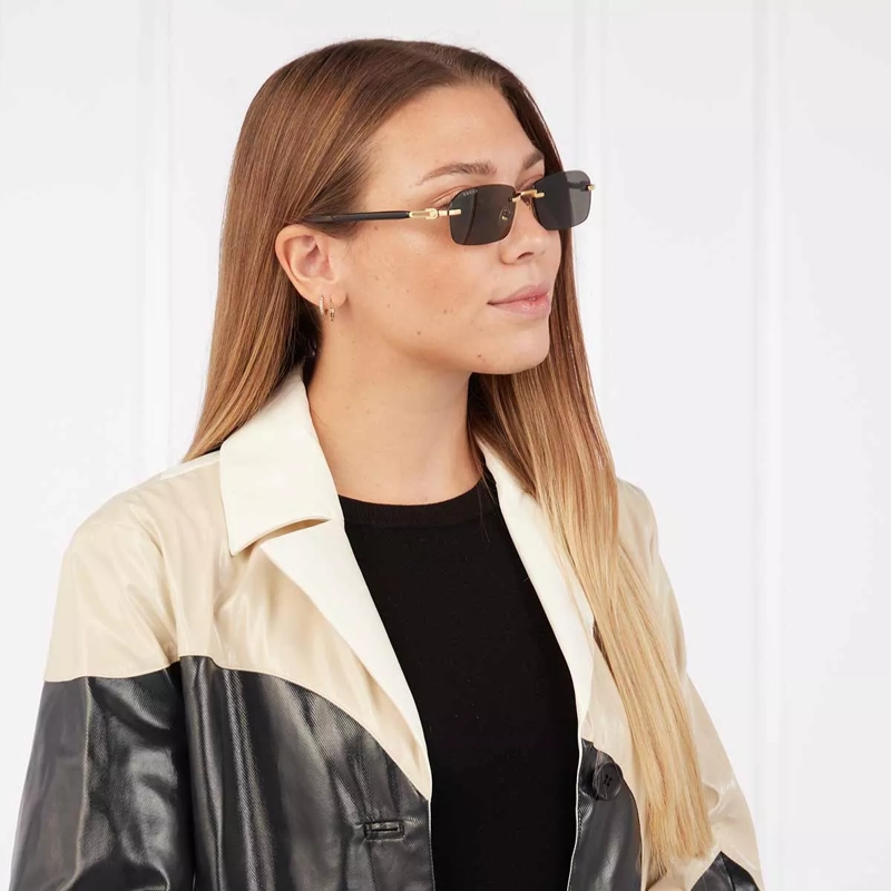 Gucci Sonnenbrille GG1221S Gold-Black-Grey(Image 2)