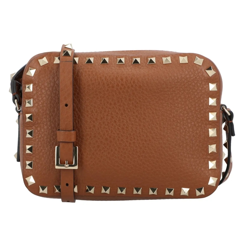 Valentino Garavani Schultertasche Rockstud Shoulder Bag Brown