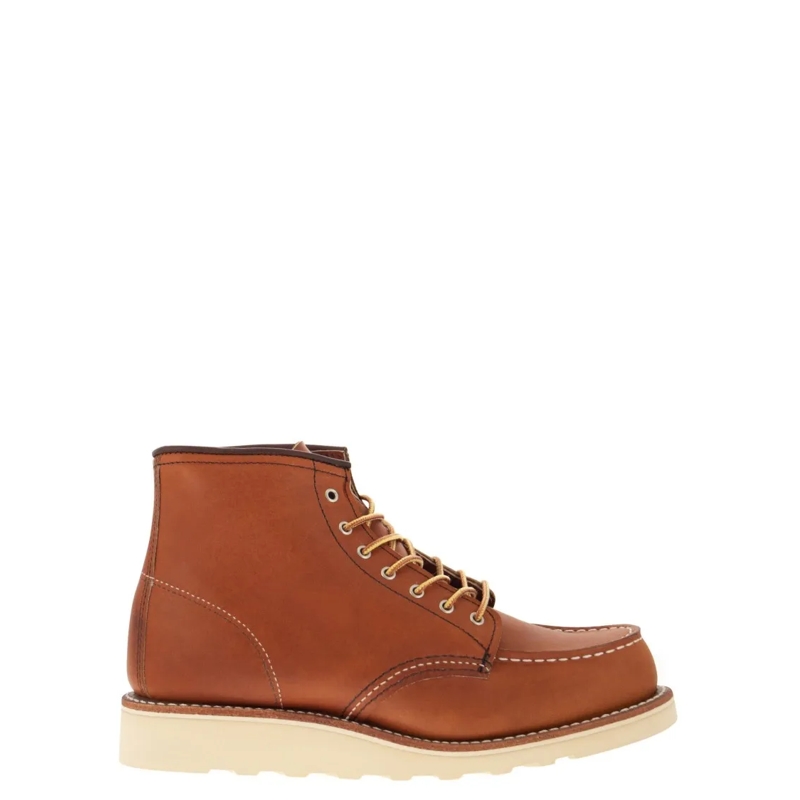 REDWING Bottes Classic Moc - Leather Lace-Up Boot Brown
