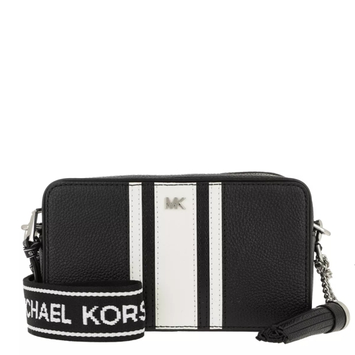 MICHAEL Michael Kors Small Camera Bag Black/Optic White Crossbody Bag