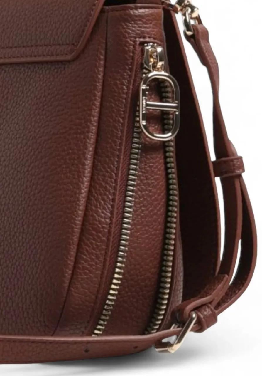 Twin-Set Crossbody bags Leather Brown in bruin