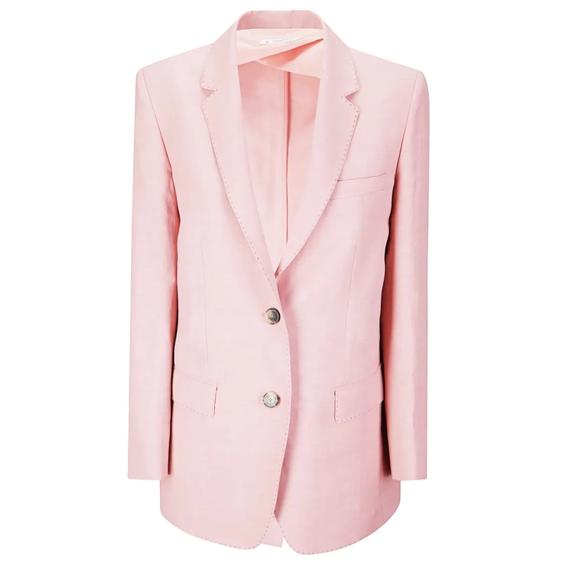 Alberto Biani Blazer Single-Breasted Blazer Jacket Pink