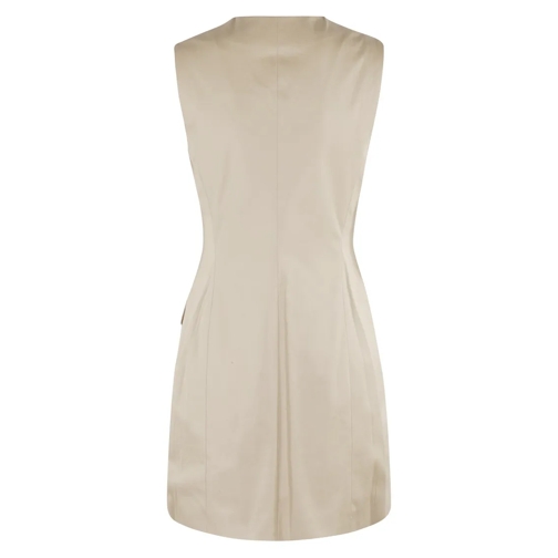 Theory Mini robes Fitted Sleeveless Blazer Mini Dress Neutrals (Image 2)