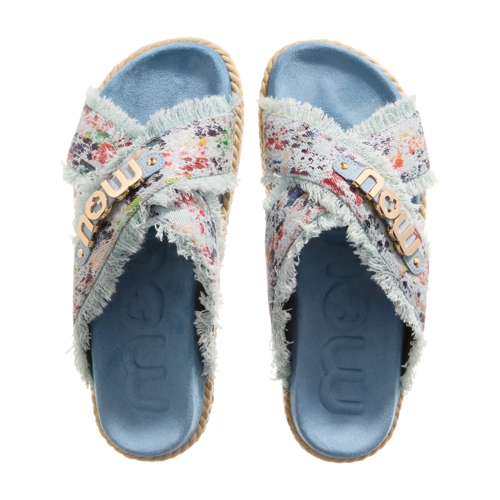 Mou ROPE BIOSANDALE Nr.03 Denim Metallic | Slide