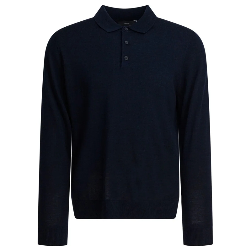 Vince Polo shirt Merino Wool Polo Shirt Black
