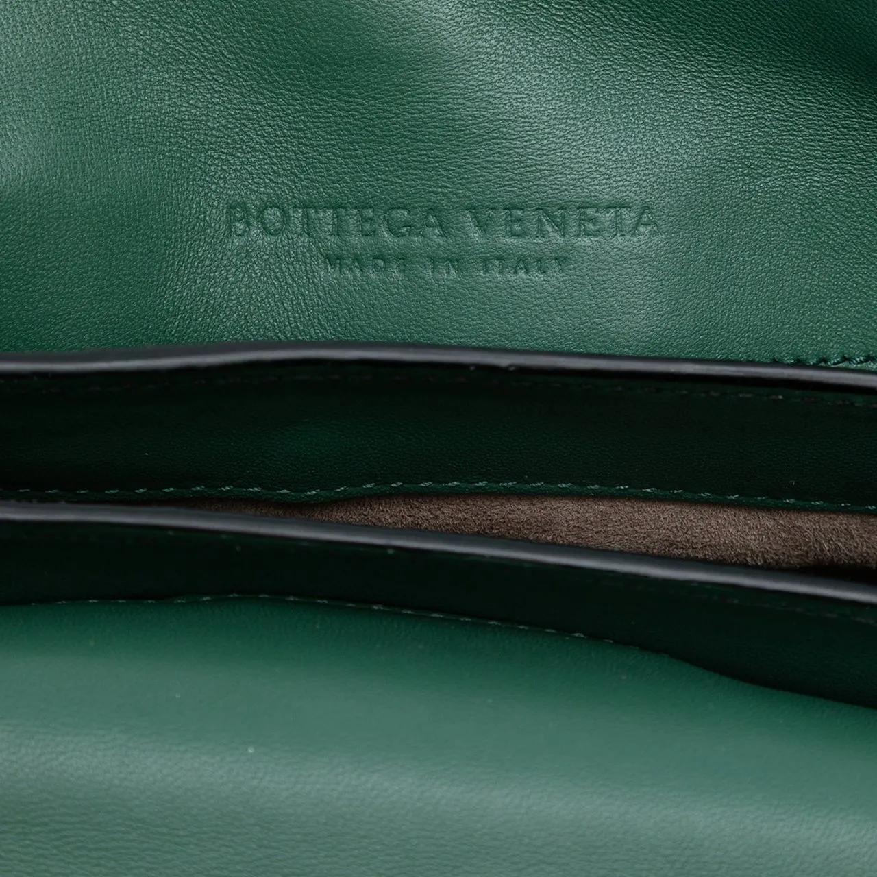 Thumbnail - Bottega Veneta Hobo Bags - Mini Bicolor Nappa Piazza Top Handle Satchel - Gr. unisize - in Grün - für Damen