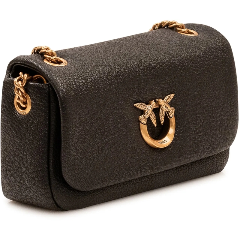 Pinko Schultertasche Click Soft Borsa con Patta schwarz(Image 3)