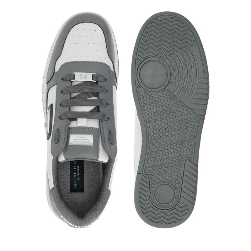 Philipp Plein Low-Top-Sneaker Lo-Top Turnschuhe Street grau(Image 4)