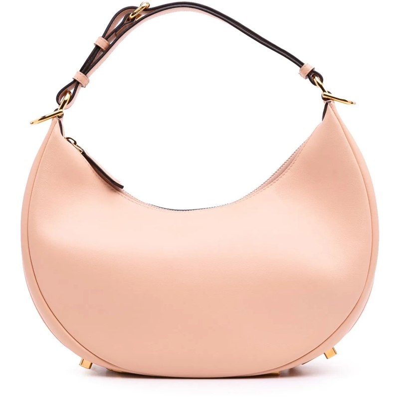 Fendi Schultertasche Small Leather Fendigraphy Hobo rose