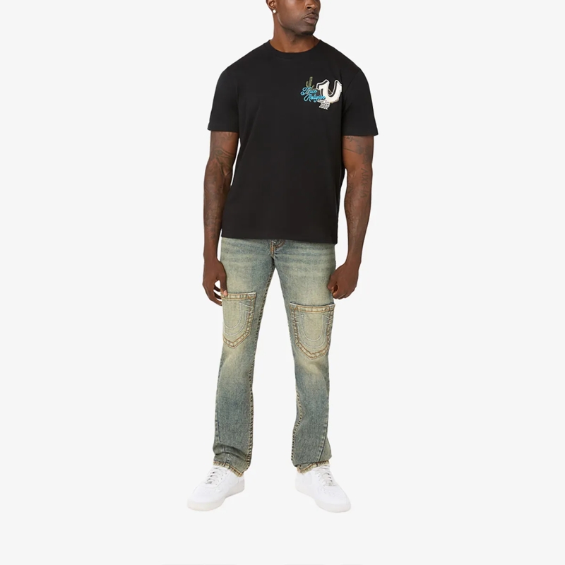 True Religion T-Shirt T-Shirt WILD WEST- Baumwollshirt- Western-inspi schwarz(Image 2)