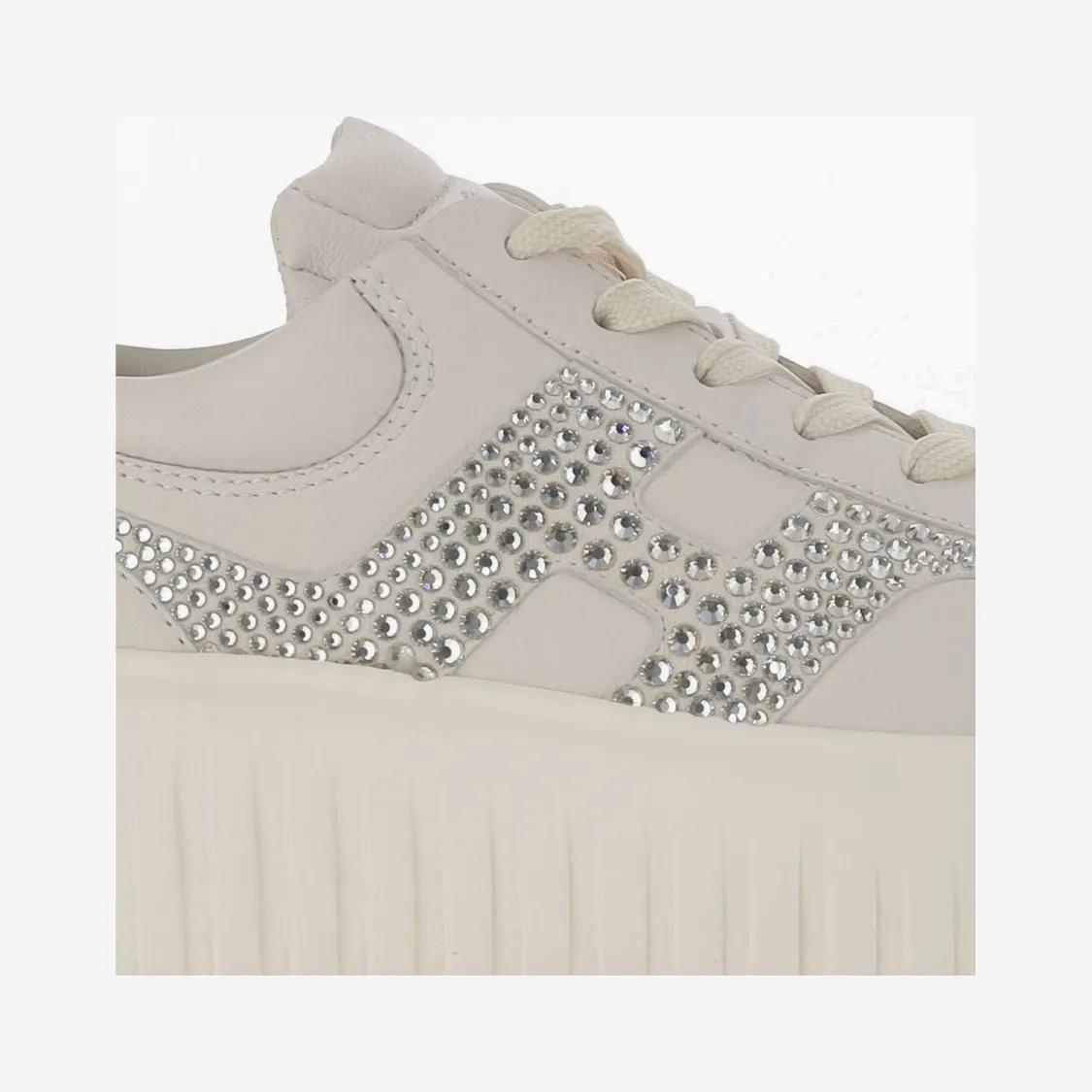 Thumbnail - Hogan Low-Top Sneaker - H-Stripes Sneakers - Gr. 36 (EU) - in Weiß - für Damen