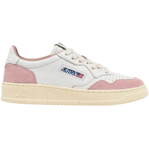 Autry International Low-Top Sneaker baskets medaillees 8 rose