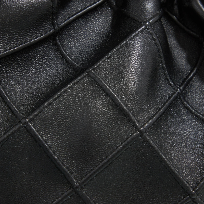 Tory Burch Hobo Bag Fleming Mini Hobo Bag Black(Image 5)
