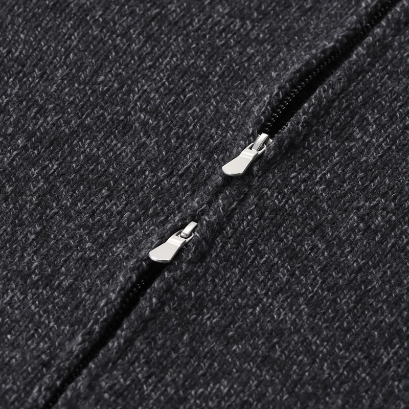Gran Sasso Cardigan Strickjacke aus Schurwolle grau(Image 3)