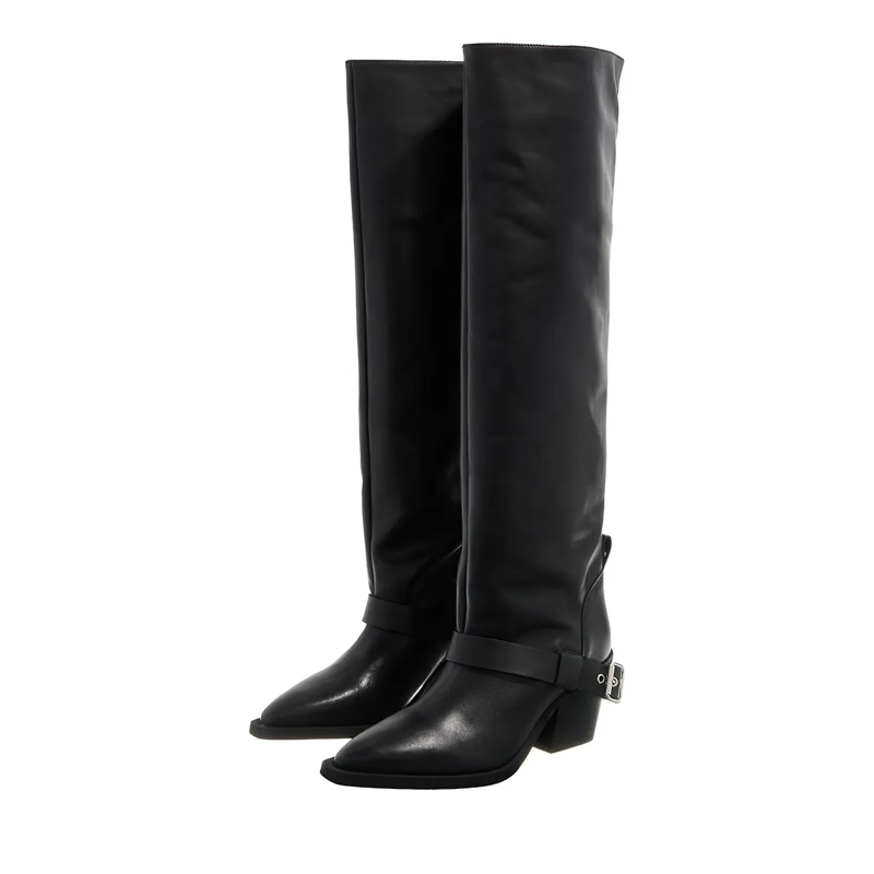 Nubikk Biker Boots Liv Mile Black Leather(Image 3)