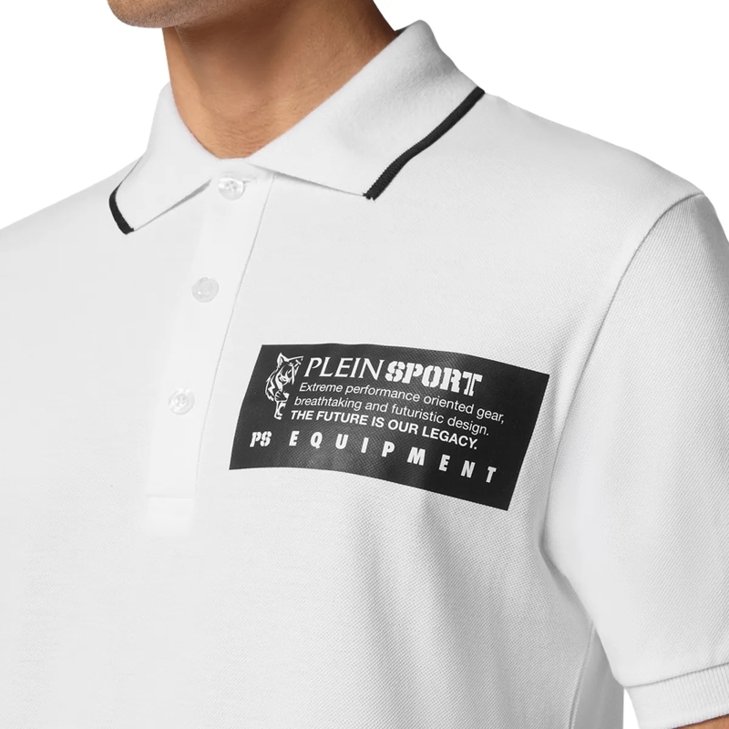 Plein Sport Top Poloshirt weiss(Image 2)