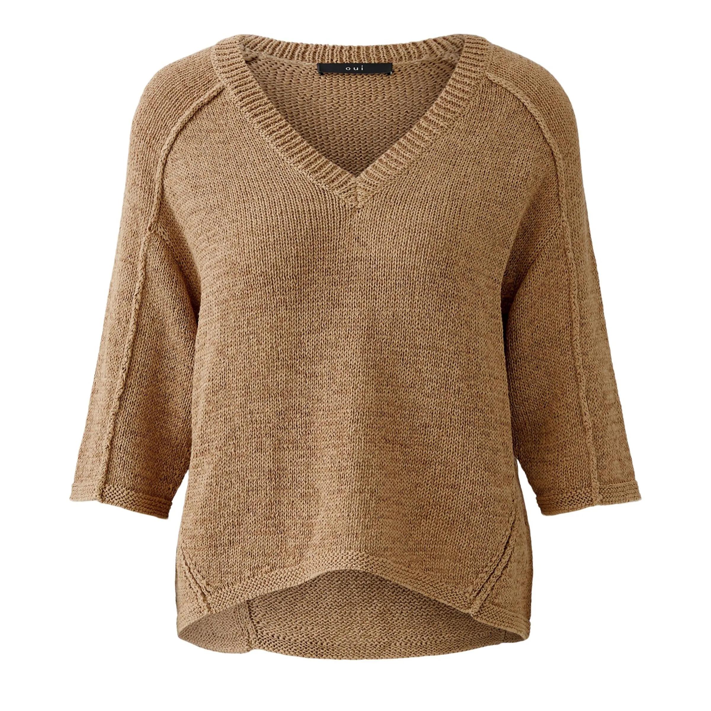 Thumbnail - Oui - Pullover - Größe 44 DAMEN - cognacbraun
