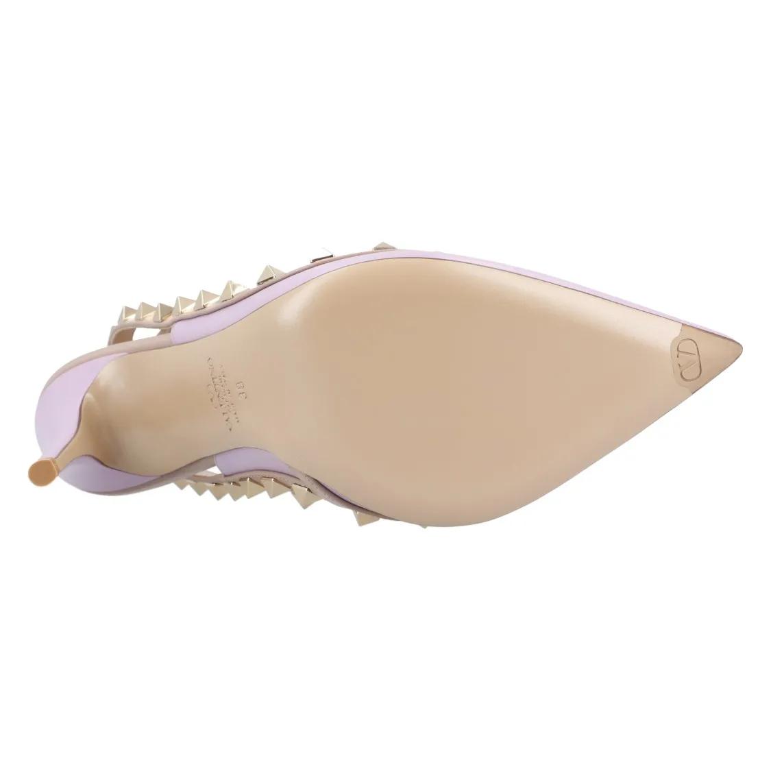 Thumbnail - Valentino Garavani Hohe Schuhe - Rockstud Pumps Purple - Gr. 40 (EU) - in Rosa - für Damen