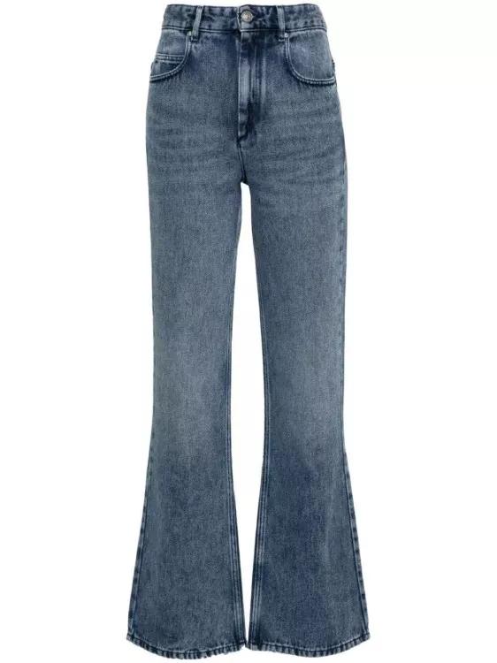 Isabel Marant - Belvira High-Rise Bootcut Denim  Jeans - Größe 36 - grau