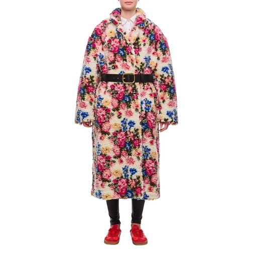 Loewe Übergangsmäntel Double Breasted Floreal Coat Multicolor