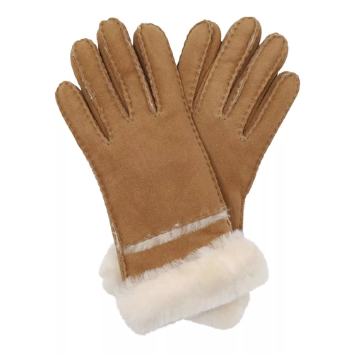 UGG Seamed Gloves Chestnut Handschuh