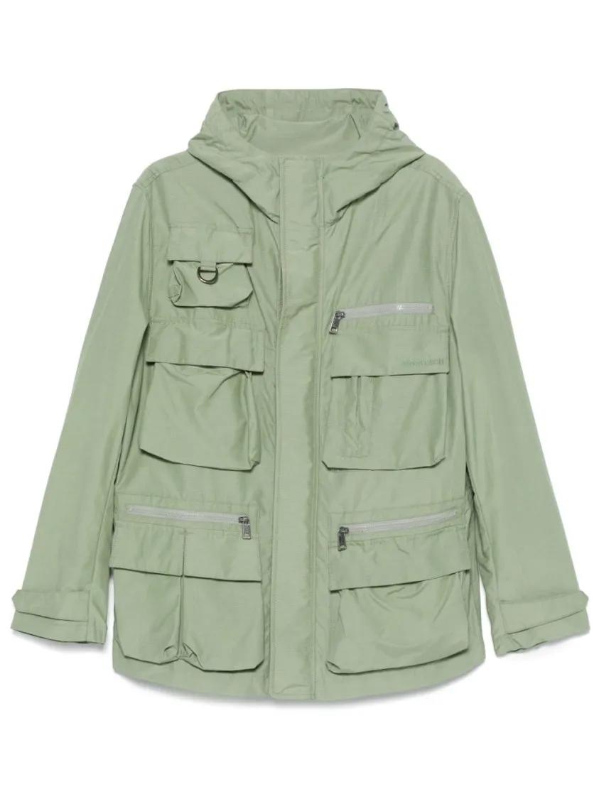 Thumbnail - Woolrich - Sage Green Jacket With Press-Stud Fastening - Größe M - green
