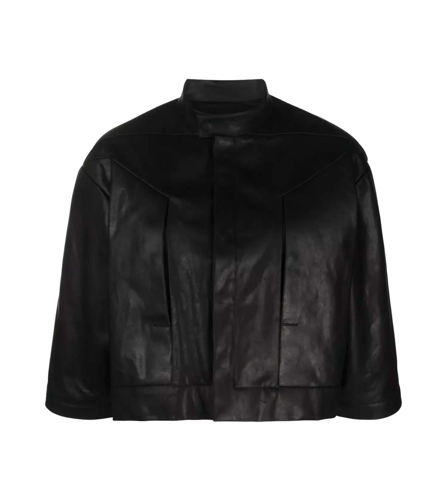 Rick Owens - Kurze Lederjacke - Größe 42 - multi