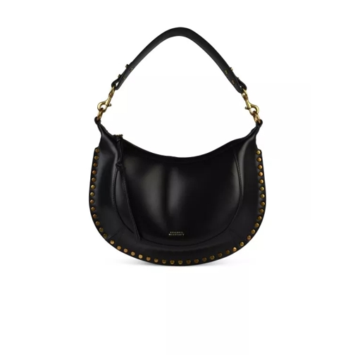 Isabel Marant Naoko' Black Leather Crossbody Bag Black Sac à bandoulière