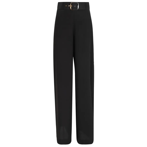 Zimmermann  Belted Wide Leg Pant Black