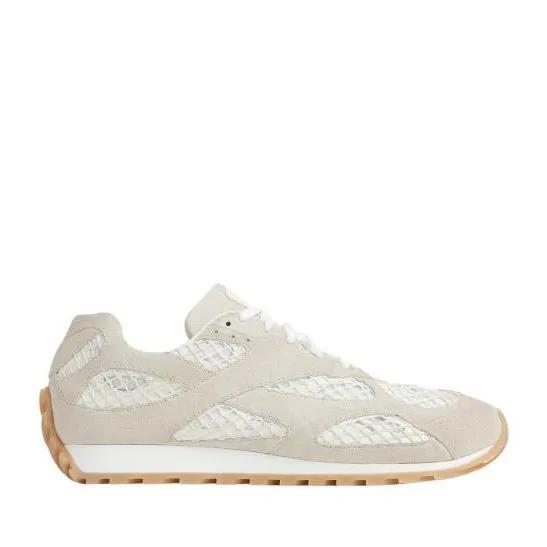 Bottega Veneta Low-Top Sneaker - Orbit Suede Sneakers - Gr. 37 (EU) - in Grau - für Damen