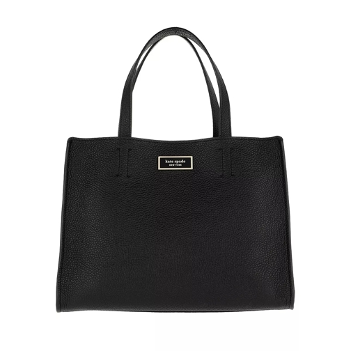 Kate Spade New York Medium Satchel Bag Black Rymlig shoppingväska
