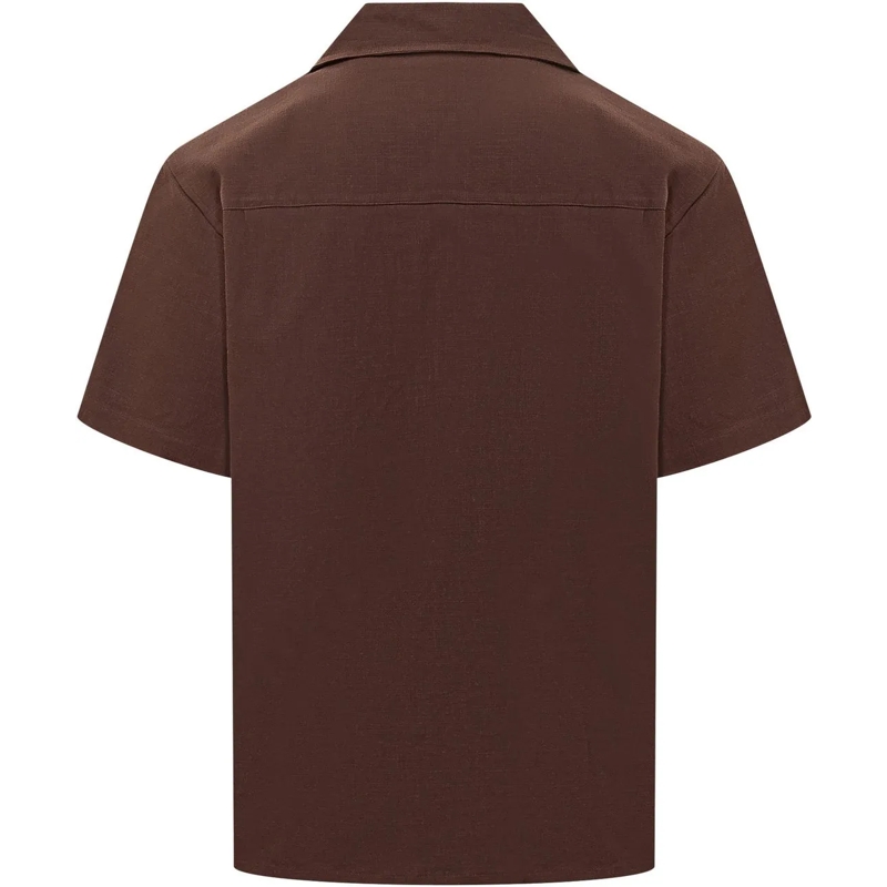 Drôle De Monsieur Legeres Oberteil Camicia a Maniche Corte con Tasche mehrfarbig(Image 2)