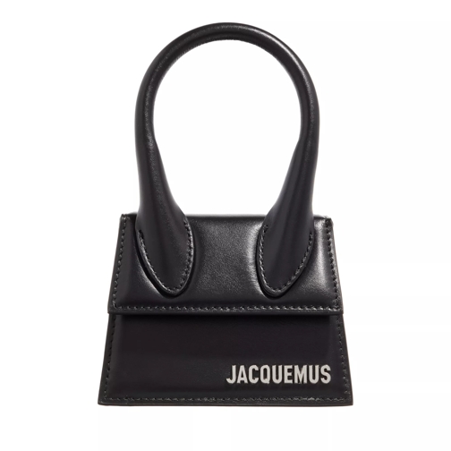 Jacquemus Le Chiquito Top Handle Bag Leather Black Silver | Mikrotasche