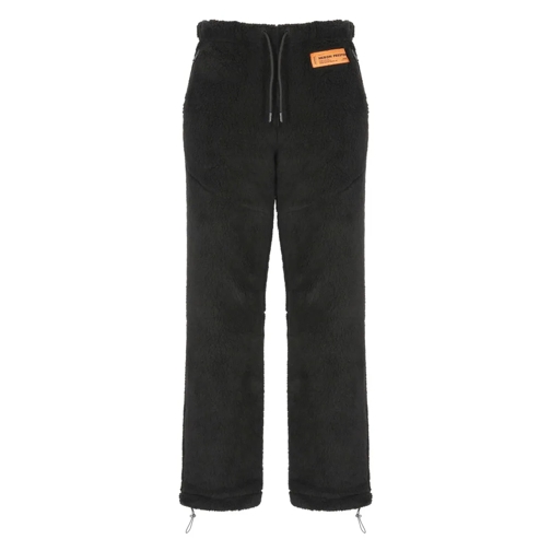 Heron Preston Black Bouclé Pants Black 