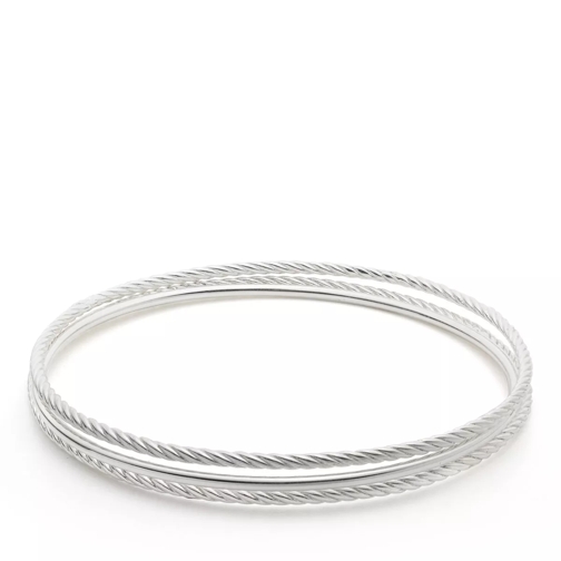 Lauren Ralph Lauren Bracelet S/3 Rope Bangle Silver Armreif