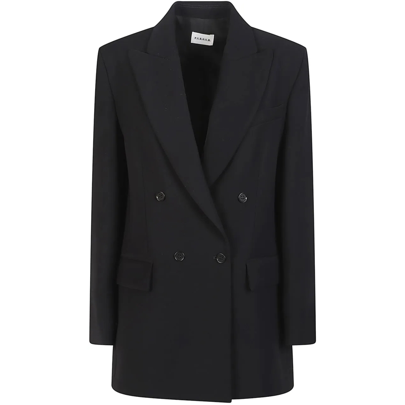 P.A.R.O.S.H. Übergangsjacke Poker25 Jacket Black schwarz