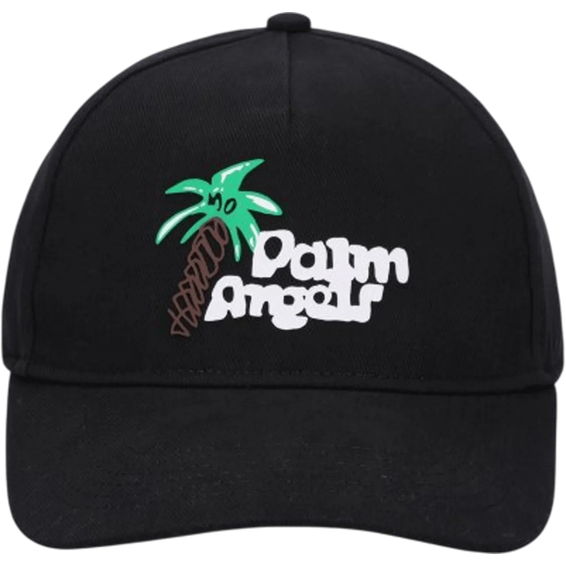 Palm Angels  Cappellino con visiera Palm Tree Sketch nero schwarz