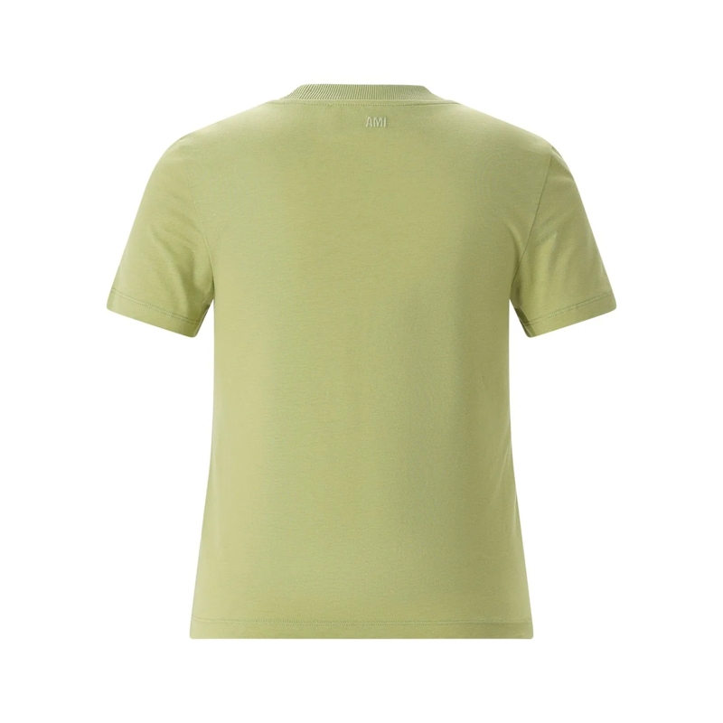 AMI Paris T-shirt T-Shirt mit Logo grün(Image 11)